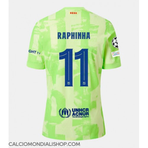 Maglie da calcio Barcelona Raphinha Belloli #11 Terza Maglia 2024-25 Manica Corta